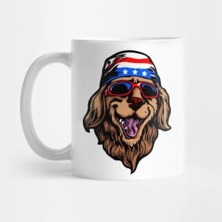 golden retriever dog Mug